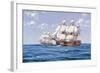 Duke and Duchess-Montague Dawson-Framed Art Print