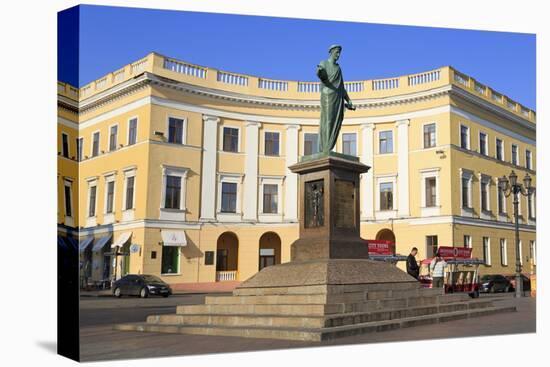 Duke De Richelieu Monument, Odessa, Crimea, Ukraine, Europe-Richard-Stretched Canvas