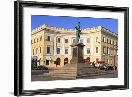 Duke De Richelieu Monument, Odessa, Crimea, Ukraine, Europe-Richard-Framed Photographic Print