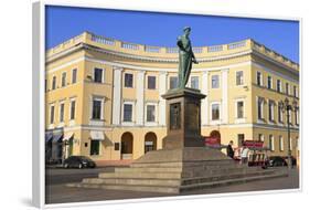 Duke De Richelieu Monument, Odessa, Crimea, Ukraine, Europe-Richard-Framed Photographic Print