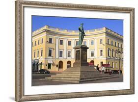 Duke De Richelieu Monument, Odessa, Crimea, Ukraine, Europe-Richard-Framed Photographic Print