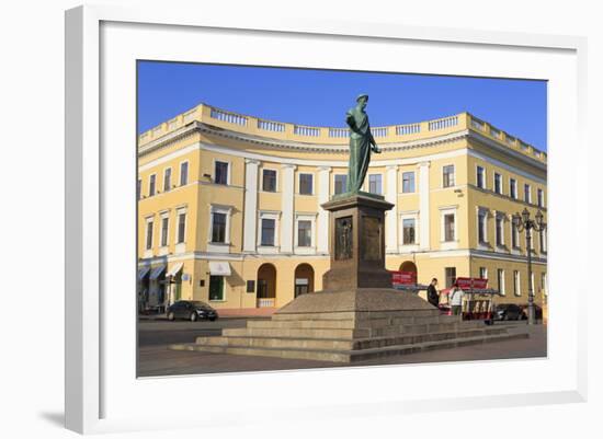 Duke De Richelieu Monument, Odessa, Crimea, Ukraine, Europe-Richard-Framed Photographic Print