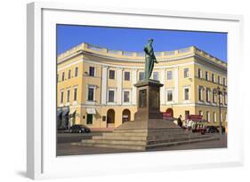 Duke De Richelieu Monument, Odessa, Crimea, Ukraine, Europe-Richard-Framed Photographic Print