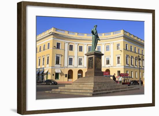 Duke De Richelieu Monument, Odessa, Crimea, Ukraine, Europe-Richard-Framed Photographic Print