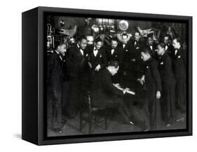 Duke Ellington and Cotton Club Orchestra, 1930-Science Source-Framed Stretched Canvas