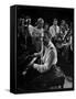Duke Ellington Playing Don't Get Around Much Anymore-Gjon Mili-Framed Stretched Canvas