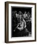 Duke Ellington Playing Don't Get Around Much Anymore-Gjon Mili-Framed Photographic Print