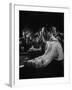 Duke Ellington Playing Sophisticated Lady at Jam Session-Gjon Mili-Framed Premium Photographic Print