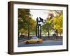 Duke Ellington Statue, Frawley Circle, Harlem, Manhattan, New York City, USA-Jon Arnold-Framed Premium Photographic Print