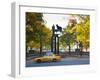 Duke Ellington Statue, Frawley Circle, Harlem, Manhattan, New York City, USA-Jon Arnold-Framed Premium Photographic Print