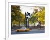 Duke Ellington Statue, Frawley Circle, Harlem, Manhattan, New York City, USA-Jon Arnold-Framed Photographic Print