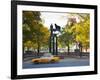 Duke Ellington Statue, Frawley Circle, Harlem, Manhattan, New York City, USA-Jon Arnold-Framed Photographic Print