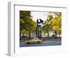 Duke Ellington Statue, Frawley Circle, Harlem, Manhattan, New York City, USA-Jon Arnold-Framed Photographic Print