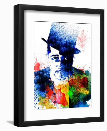 Duke Ellington Watercolor-Jack Hunter-Framed Art Print