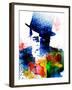 Duke Ellington Watercolor-Jack Hunter-Framed Art Print