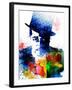 Duke Ellington Watercolor-Jack Hunter-Framed Art Print