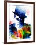 Duke Ellington Watercolor-Jack Hunter-Framed Art Print