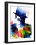 Duke Ellington Watercolor-Jack Hunter-Framed Art Print