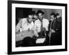 Duke Ellington with Ben Webster and Jimmy Hamilton at Carnegie Hall, 1948-null-Framed Photo