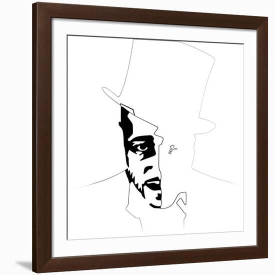 Duke Ellington-Logan Huxley-Framed Art Print
