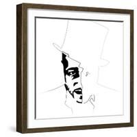 Duke Ellington-Logan Huxley-Framed Art Print