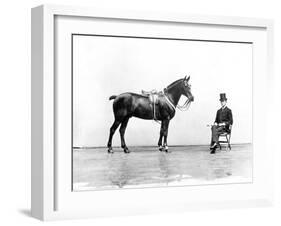 Duke Emanuele Filiberto of Savoy in Florence in 1890-null-Framed Photo