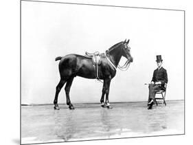 Duke Emanuele Filiberto of Savoy in Florence in 1890-null-Mounted Photo