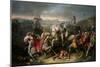 Duke Erich Von Calenberg Rescues Emperor Maximilian in the Battle at Regensburg in 1504-Johann Christian Riepenhausen-Mounted Giclee Print