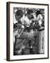 Duke Football Players Breathing Oxygen from a Bottle During the Game-Mark Kauffman-Framed Photographic Print