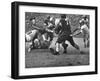 Duke Football Players Tackling the Other Team Players During a Game-null-Framed Photographic Print