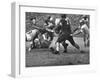 Duke Football Players Tackling the Other Team Players During a Game-null-Framed Photographic Print