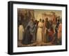 Duke Francesco Laying First Stone-Isidoro Grunhut-Framed Premium Giclee Print