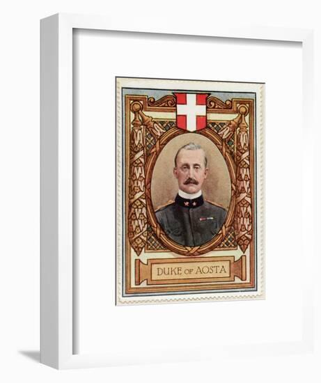Duke of Aosta, Stamp-null-Framed Art Print