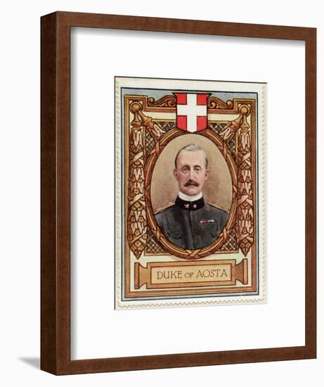 Duke of Aosta, Stamp-null-Framed Art Print