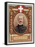 Duke of Aosta, Stamp-null-Framed Stretched Canvas