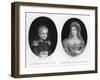 Duke of Bordeaux and the Duchess of Berri-Charles Achille d' Hardiviller-Framed Giclee Print
