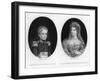 Duke of Bordeaux and the Duchess of Berri-Charles Achille d' Hardiviller-Framed Giclee Print