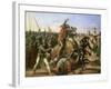 Duke of Friedland (1583-1634) at the Charge of Wallenstein 1632, 1839-Feodor Dietz-Framed Giclee Print