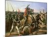 Duke of Friedland (1583-1634) at the Charge of Wallenstein 1632, 1839-Feodor Dietz-Mounted Giclee Print
