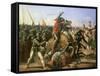Duke of Friedland (1583-1634) at the Charge of Wallenstein 1632, 1839-Feodor Dietz-Framed Stretched Canvas