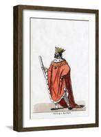 Duke of Norfolk, Costume Design for Shakespeare's Play, Henry VIII, 19th Century-null-Framed Giclee Print