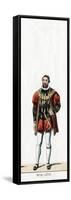 Duke of Suffolk, Costume Design for Shakespeare's Play, Henry VIII, 19th Century-null-Framed Stretched Canvas