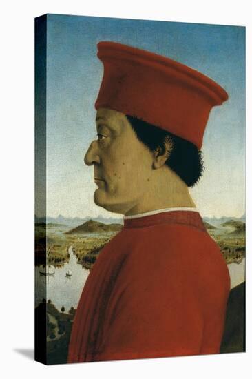 Duke of Urbino, Battista Sforza-Piero della Francesca-Stretched Canvas