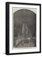 Duke of Wellington Lying in State at the Chelsea Hospital-null-Framed Premium Giclee Print