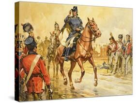 Duke of Wellington Rallying His Troops-James Edwin Mcconnell-Stretched Canvas