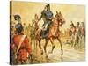 Duke of Wellington Rallying His Troops-James Edwin Mcconnell-Stretched Canvas