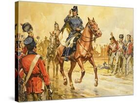 Duke of Wellington Rallying His Troops-James Edwin Mcconnell-Stretched Canvas