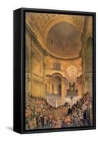 Duke of Wellington's Funeral in St. Paul's Cathedral, 1852-Louis Haghe-Framed Stretched Canvas