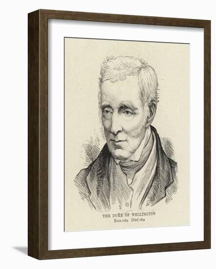 Duke of Wellington-null-Framed Giclee Print