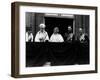 Duke of York on Royal Balcony Buckingham Palace with Bride Lady Elizabeth Bowes Lyon at Wedding-null-Framed Photographic Print